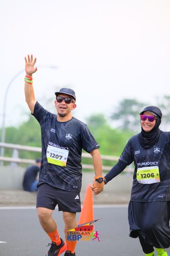 Race photo from CISANGKAN KBP CITY RUN 2025