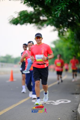 Race photo from CISANGKAN KBP CITY RUN 2025