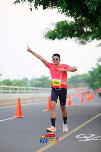 Race photo from CISANGKAN KBP CITY RUN 2025