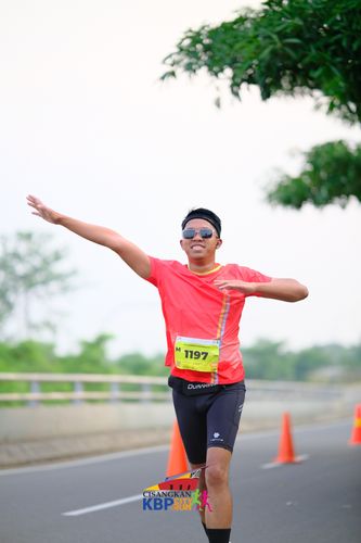 Race photo from CISANGKAN KBP CITY RUN 2025