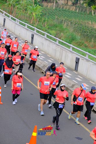 Race photo from CISANGKAN KBP CITY RUN 2025