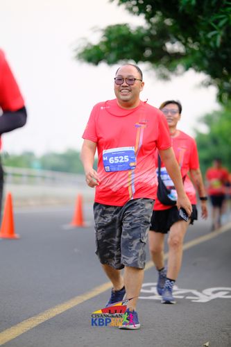 Race photo from CISANGKAN KBP CITY RUN 2025