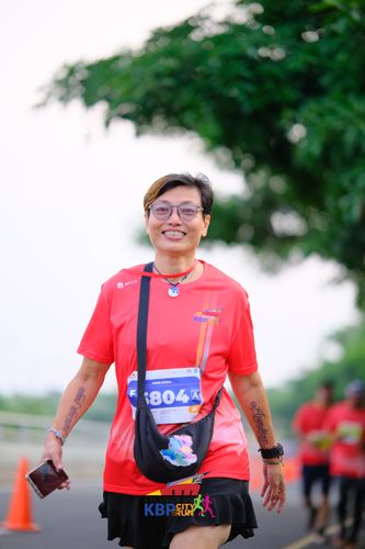 Race photo from CISANGKAN KBP CITY RUN 2025