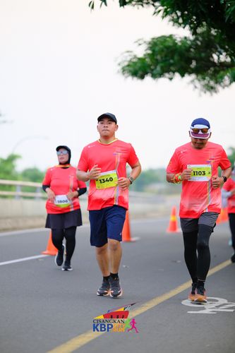 Race photo from CISANGKAN KBP CITY RUN 2025