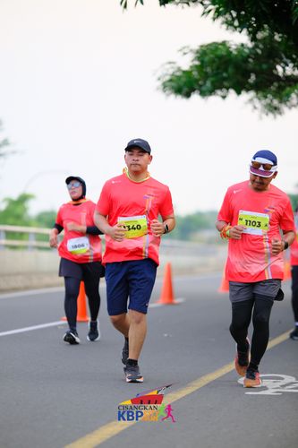 Race photo from CISANGKAN KBP CITY RUN 2025