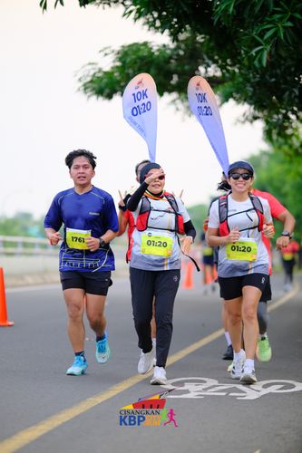 Race photo from CISANGKAN KBP CITY RUN 2025