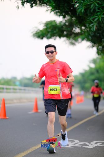 Race photo from CISANGKAN KBP CITY RUN 2025