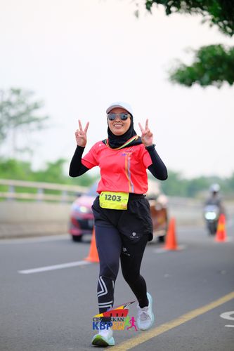 Race photo from CISANGKAN KBP CITY RUN 2025