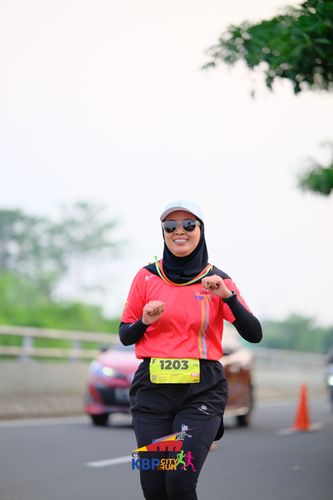 Race photo from CISANGKAN KBP CITY RUN 2025