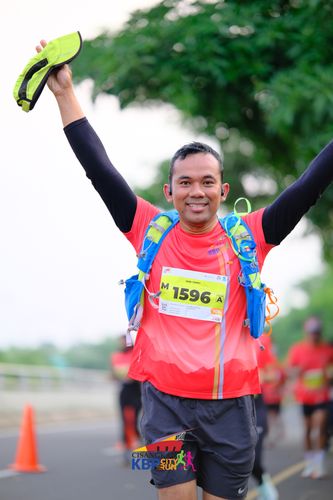 Race photo from CISANGKAN KBP CITY RUN 2025