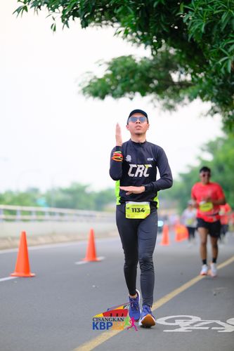 Race photo from CISANGKAN KBP CITY RUN 2025