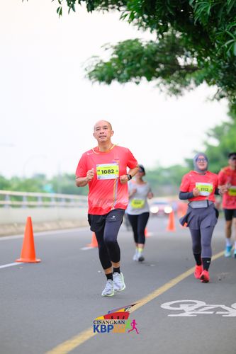 Race photo from CISANGKAN KBP CITY RUN 2025