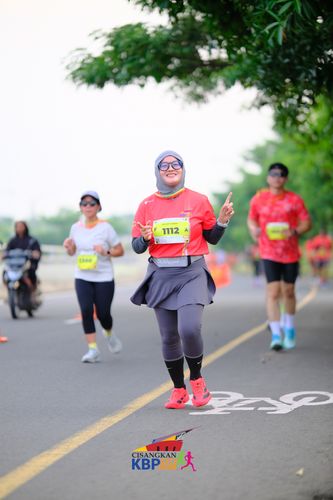 Race photo from CISANGKAN KBP CITY RUN 2025