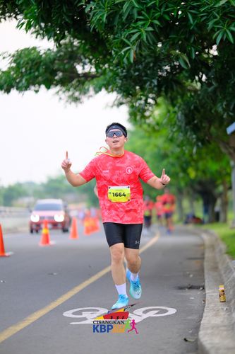 Race photo from CISANGKAN KBP CITY RUN 2025