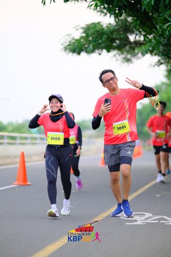 Race photo from CISANGKAN KBP CITY RUN 2025