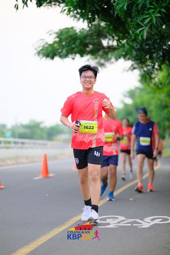 Race photo from CISANGKAN KBP CITY RUN 2025