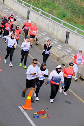 Race photo from CISANGKAN KBP CITY RUN 2025