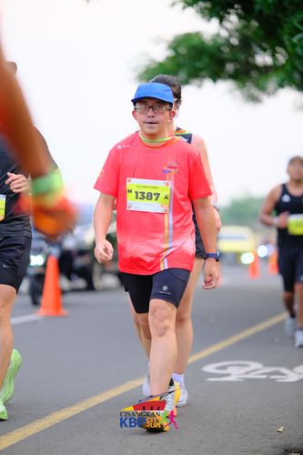 Race photo from CISANGKAN KBP CITY RUN 2025