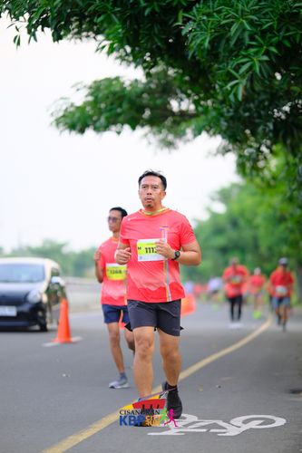 Race photo from CISANGKAN KBP CITY RUN 2025