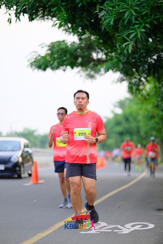 Race photo from CISANGKAN KBP CITY RUN 2025