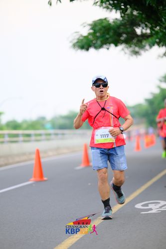 Race photo from CISANGKAN KBP CITY RUN 2025