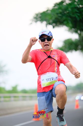 Race photo from CISANGKAN KBP CITY RUN 2025