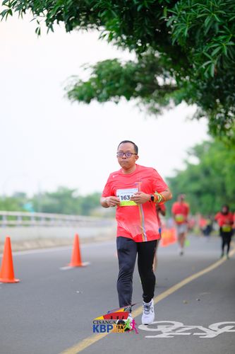 Race photo from CISANGKAN KBP CITY RUN 2025