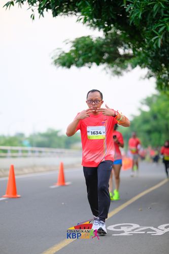 Race photo from CISANGKAN KBP CITY RUN 2025