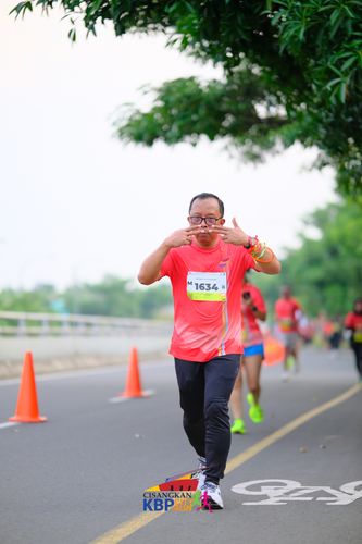 Race photo from CISANGKAN KBP CITY RUN 2025