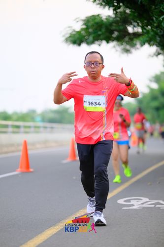 Race photo from CISANGKAN KBP CITY RUN 2025