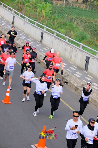 Race photo from CISANGKAN KBP CITY RUN 2025