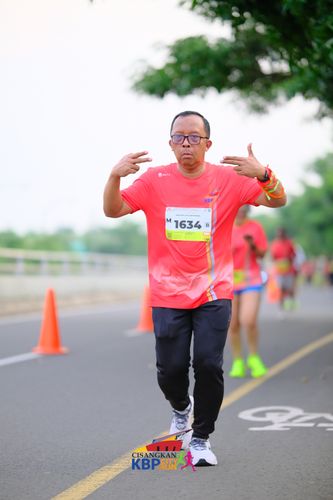 Race photo from CISANGKAN KBP CITY RUN 2025