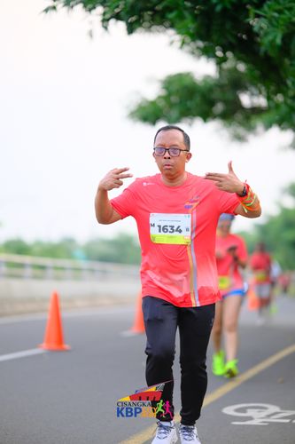 Race photo from CISANGKAN KBP CITY RUN 2025