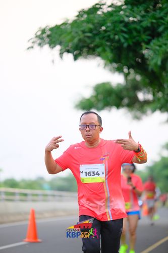 Race photo from CISANGKAN KBP CITY RUN 2025