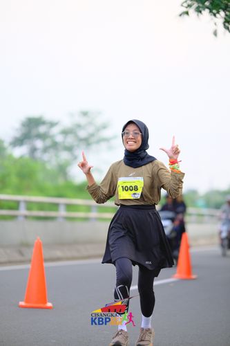 Race photo from CISANGKAN KBP CITY RUN 2025