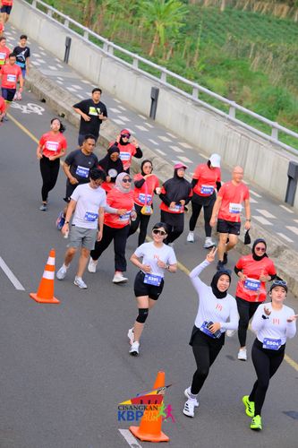 Race photo from CISANGKAN KBP CITY RUN 2025