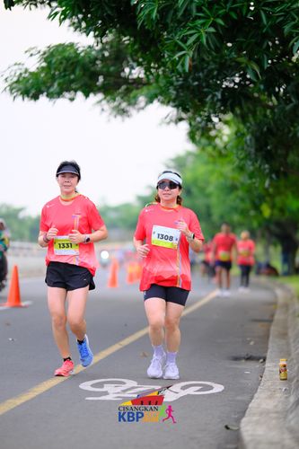 Race photo from CISANGKAN KBP CITY RUN 2025