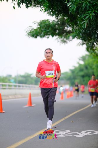 Race photo from CISANGKAN KBP CITY RUN 2025