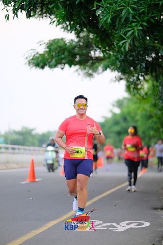 Race photo from CISANGKAN KBP CITY RUN 2025
