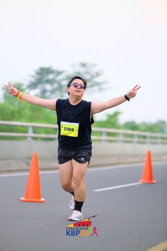 Race photo from CISANGKAN KBP CITY RUN 2025