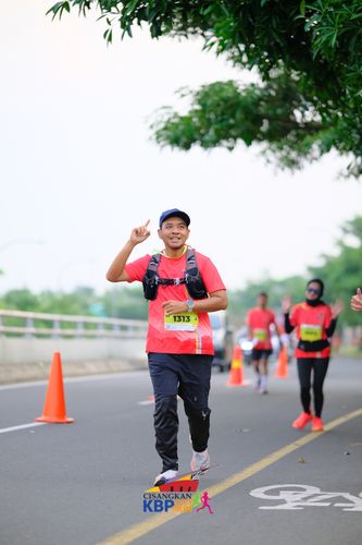 Race photo from CISANGKAN KBP CITY RUN 2025