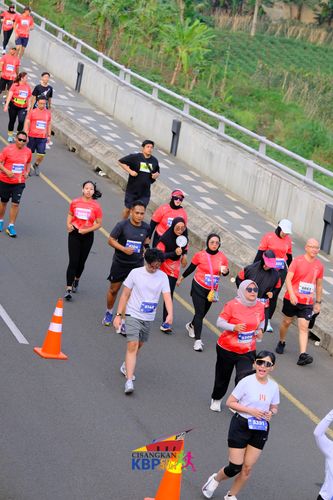 Race photo from CISANGKAN KBP CITY RUN 2025