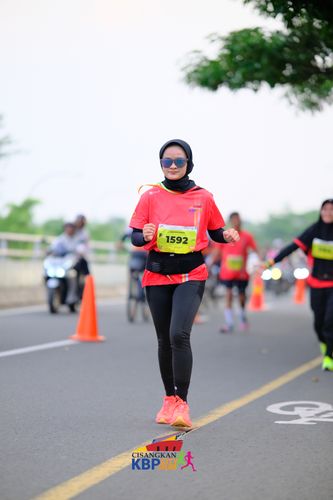 Race photo from CISANGKAN KBP CITY RUN 2025