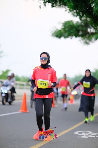 Race photo from CISANGKAN KBP CITY RUN 2025