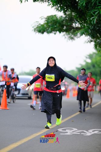 Race photo from CISANGKAN KBP CITY RUN 2025