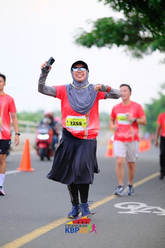 Race photo from CISANGKAN KBP CITY RUN 2025