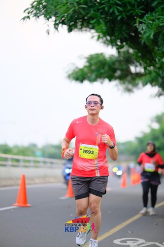 Race photo from CISANGKAN KBP CITY RUN 2025