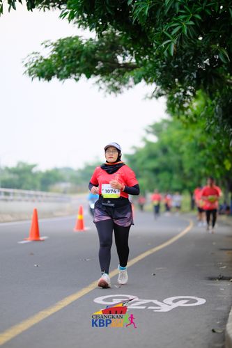 Race photo from CISANGKAN KBP CITY RUN 2025