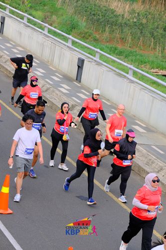 Race photo from CISANGKAN KBP CITY RUN 2025