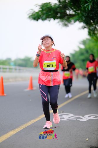 Race photo from CISANGKAN KBP CITY RUN 2025